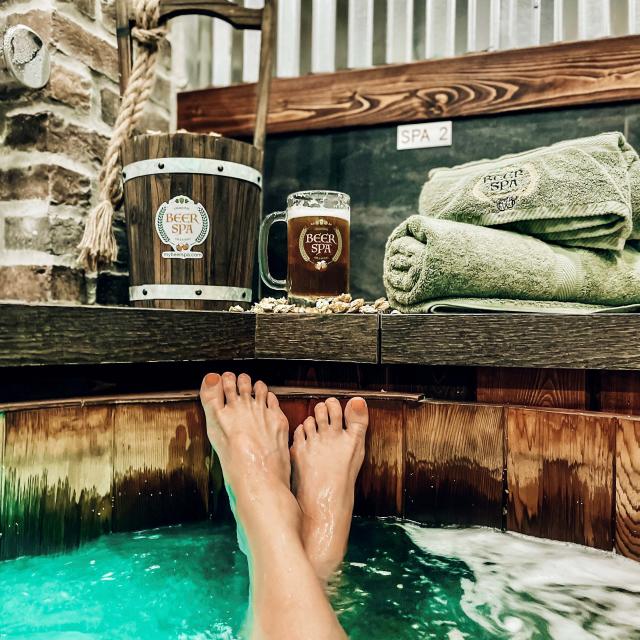 Beer Spa tub relax