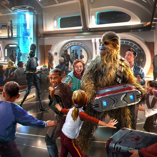 Promotional image for Disney's Star Wars: Galactic Starcruiser for use in the 2022 New Reasons to Visit blog