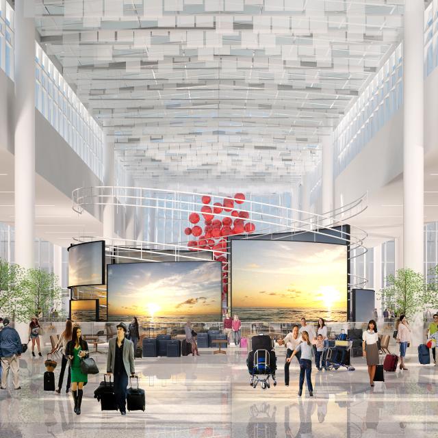 Orlando International Airport south terminal rendering