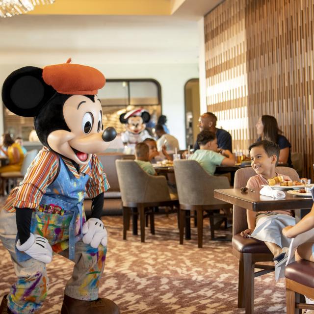 Character dining at Disney’s Riviera Resort