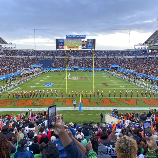 Florida Blue Classic football game at Camping World Stadium