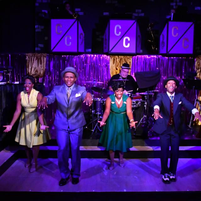 Ensemble performing Ain't Misbehavin at The Winter Park Playhouse