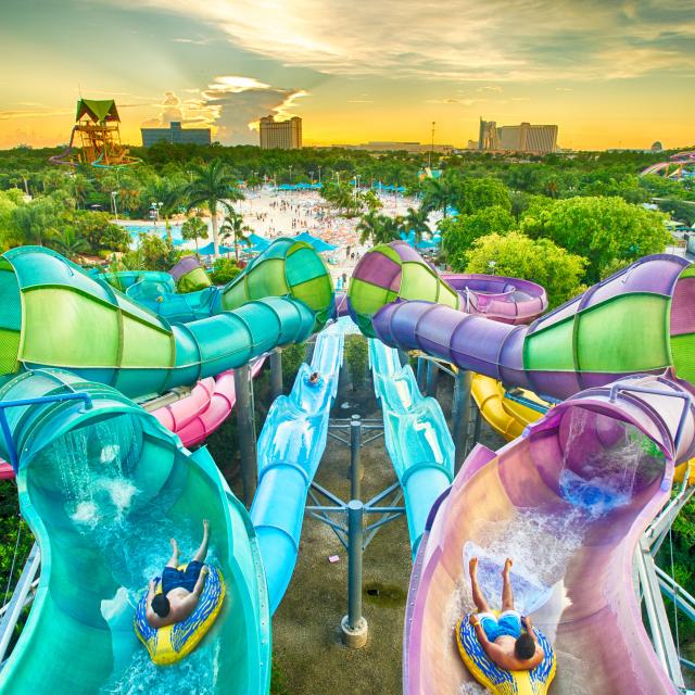 Aquatica® Orlando riptide race aerial