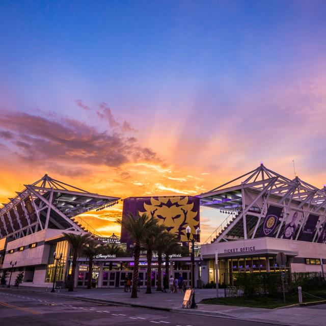 Orlando City Soccer Club stadium entrance