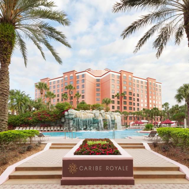 Caribe Royale All-Suite Hotel & Convention Center exterior pool waterfall
