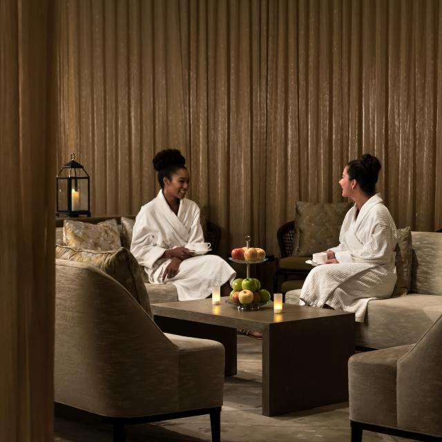 The Ritz-Carlton Spa women in relaxation lounge