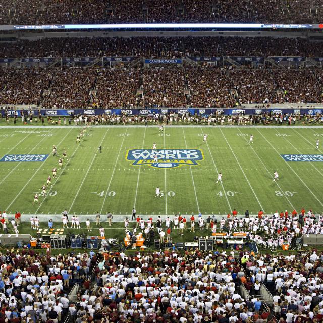 Florida Citrus Sports Citrus Bowl stadium crowd camping world stadium