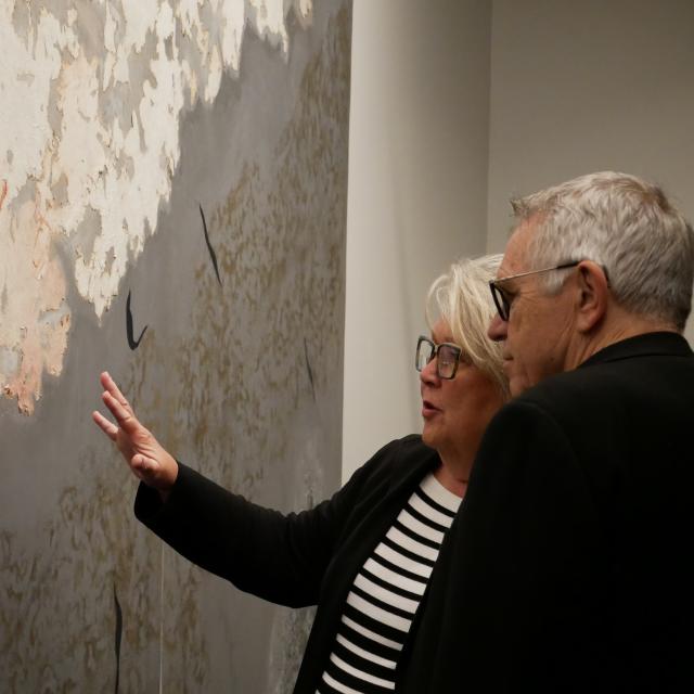 The Mennello Museum of American Art couple observing art