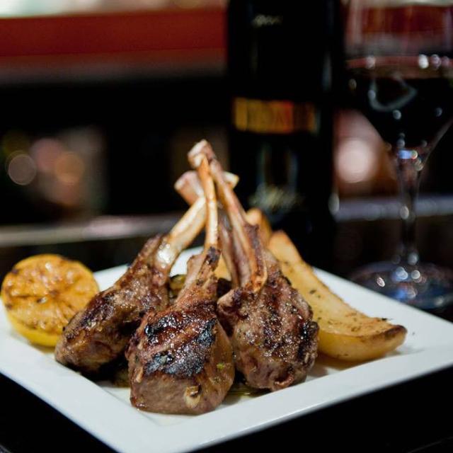 Taverna Opa lamb dinner