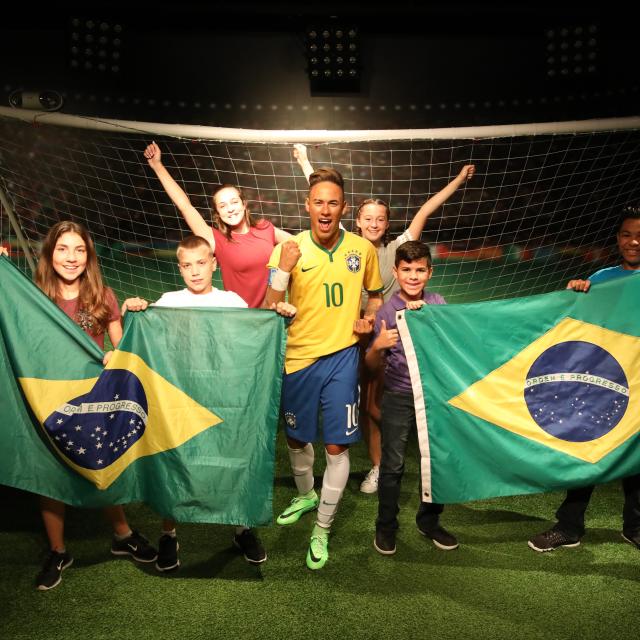 Madame Tussauds Orlando neymar soccer player