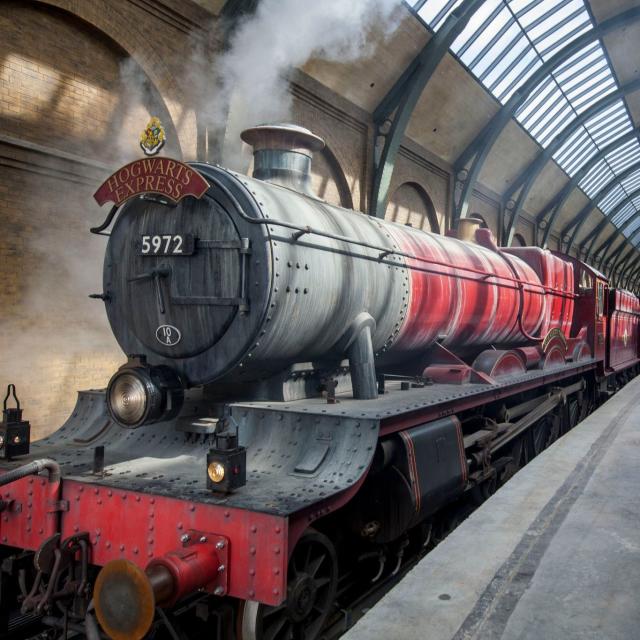 The Hogwarts Express at The Wizarding World of Harry Potter - Diagon Alley at Universal Orlando Resort.