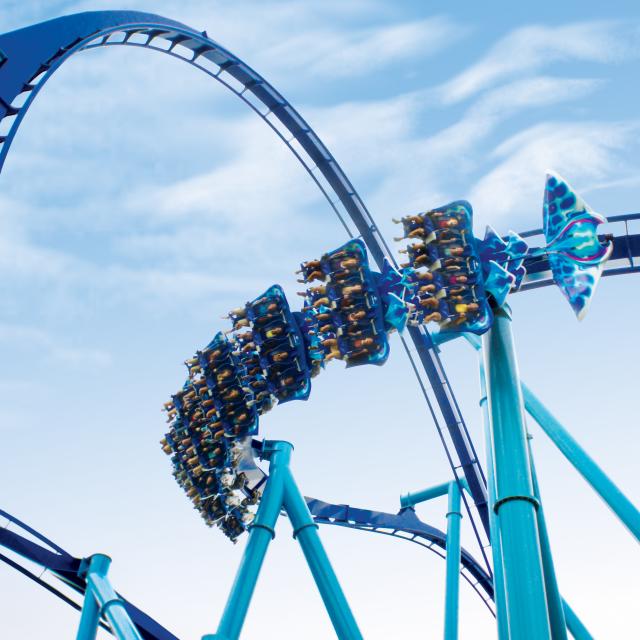 SeaWorld® Orlando Manta Horizontal Turn