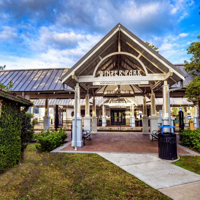 Train station in Winter Park
