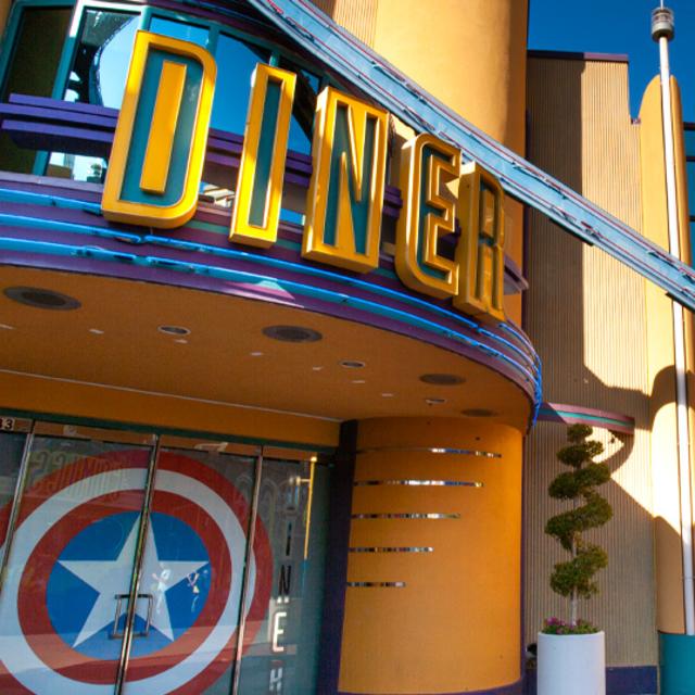 Captain America Diner at Universal's Islands of Adventure