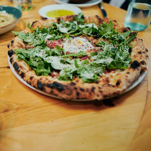 Pizza at Prato restaurant in Winter Park