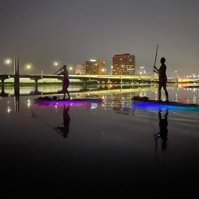 Glow paddle with Epic Paddle Adventures