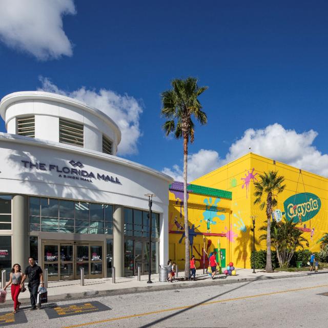 Entrance to The Florida Mall, next to The Crayola Experience