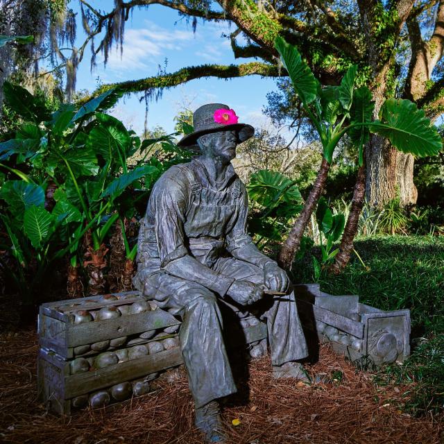 Statue at Harry P. Leu Gardens