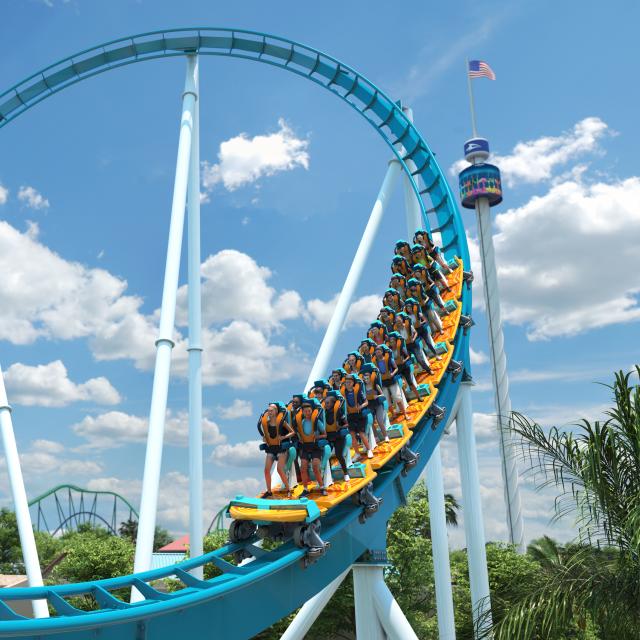 Pipeline: The Surf Coaster at SeaWorld Orlando