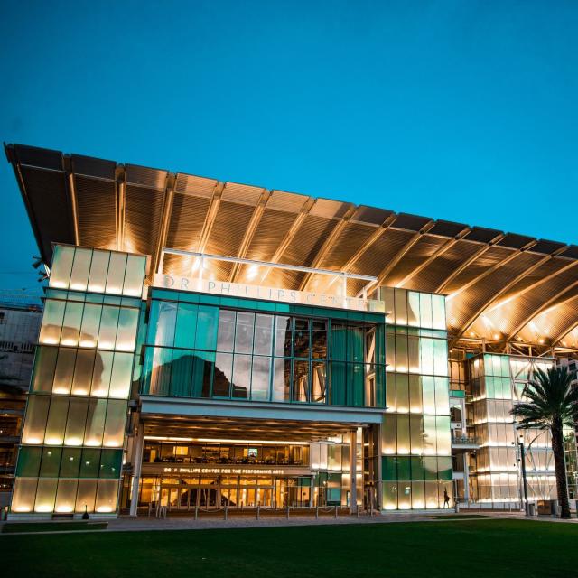 Dr. Phillips Center for the Performing Arts exterior plaza