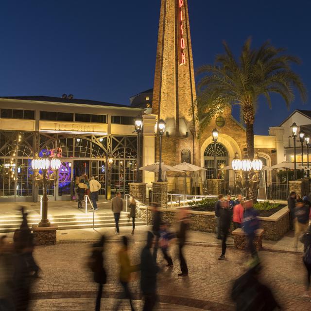 Exterior of The Edison at Disney Springs