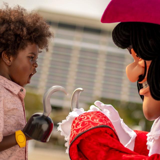 Captain Hook character at Disney's Beach Club Resort