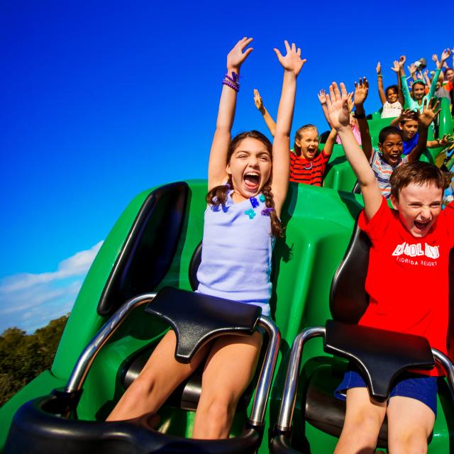 LEGOLAND® Florida Resort children on dragon ride