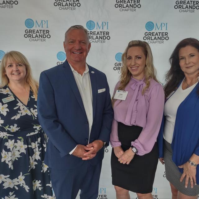Kelli Dunn, Mike Waterman, Jordan Weir and Dorothy Kelley for GMID at MPI event