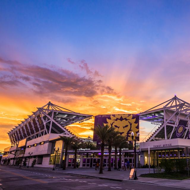 Orlando City Soccer Club stadium entrance