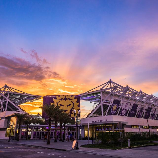 Orlando City Soccer Club stadium entrance