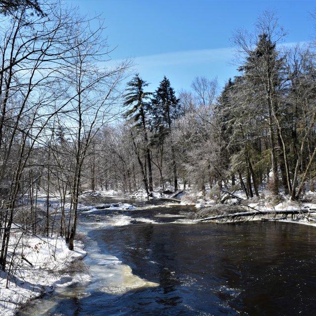 Winter Scenery in the Poconos
