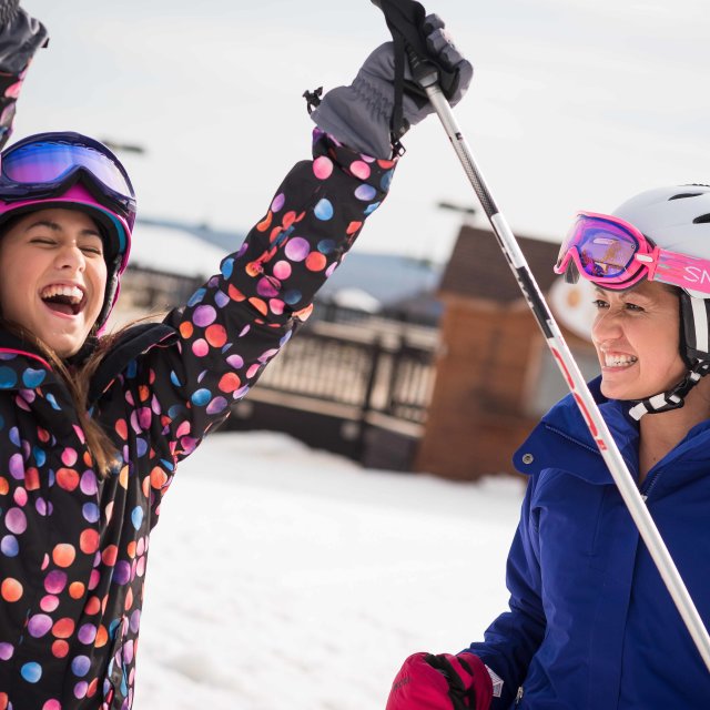 Skiing Fun at Camelback Mountain in the Poconos