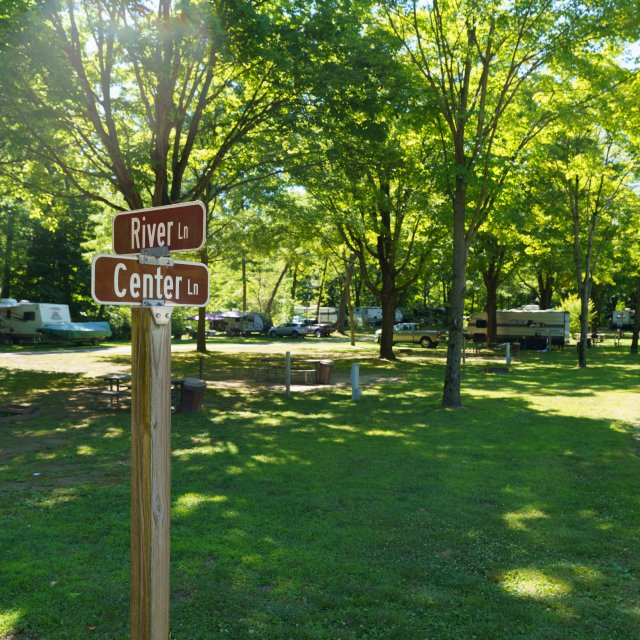 A sampling of camping options available