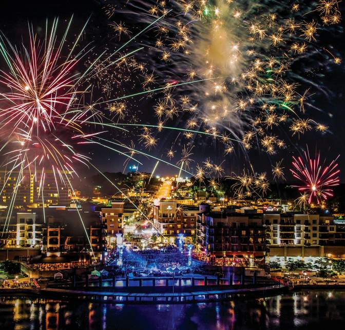 Fireworks Branson Landing July Fourth