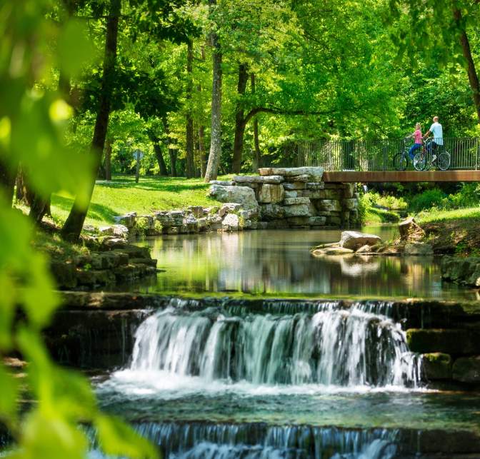 Dogwood Canyon Couples Biking