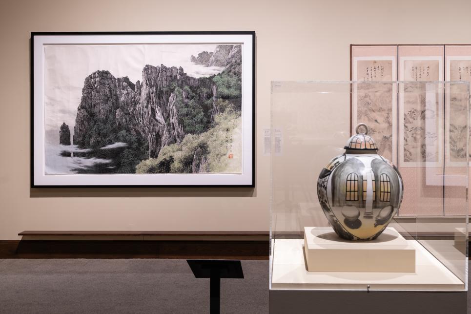 The Asian art collection in the Jordan Schnitzer Museum of Art.