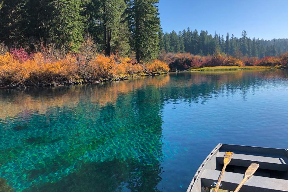 Clear Lake in the Fall by Melanie Griffin