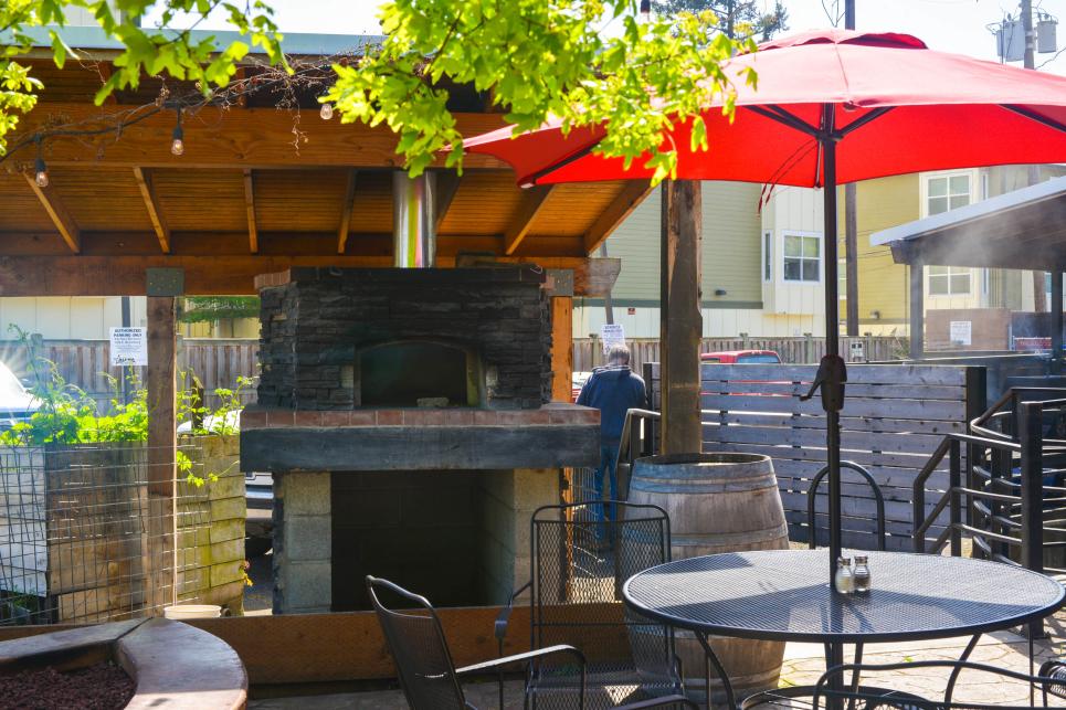 Elk Horn Brewing patio by Melanie Griffin