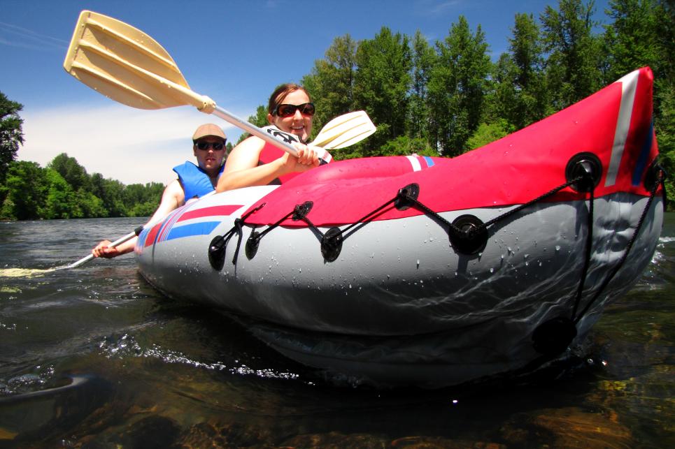 Paddling at Jasper State Park by Andrew Kim