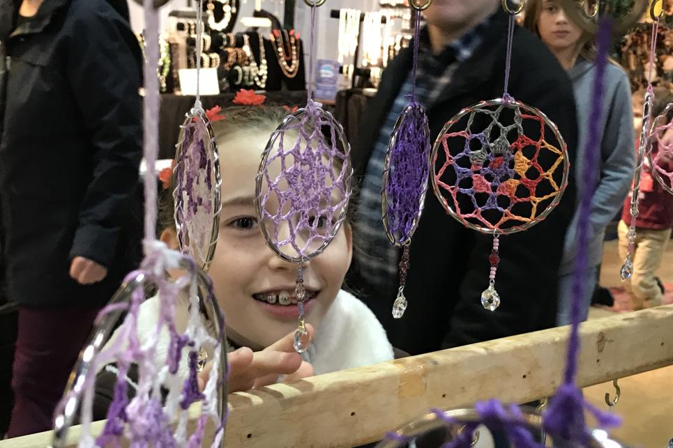 Shopping at the Saturday Market's Holiday Market by Taj Morgan