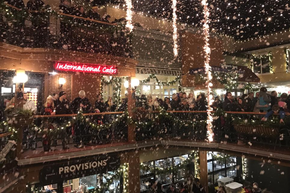 Snow at the 5th Street Public Market