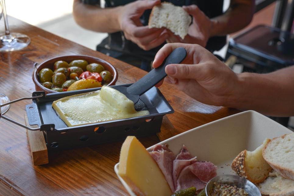 Raclette at Civic Winery & Wines