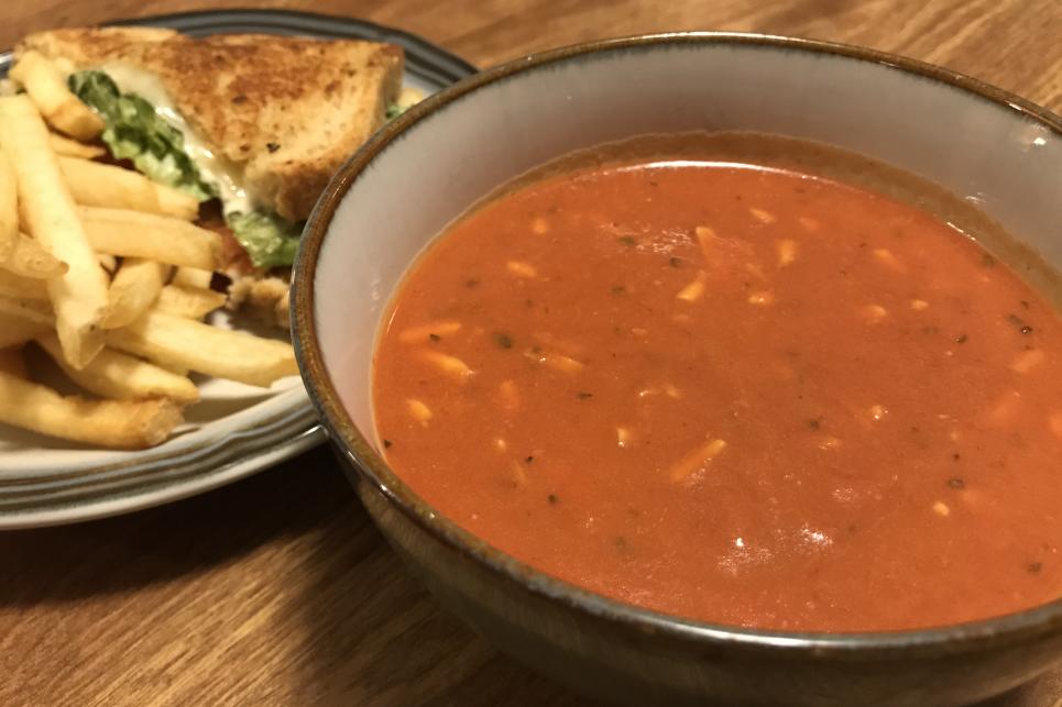 Glenwood's Tomato Cheese Soup by Taj Morgan