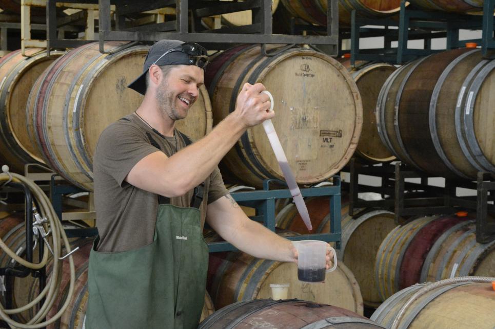 LaVelle Vineyards Barrel Tasting by Colin Morton