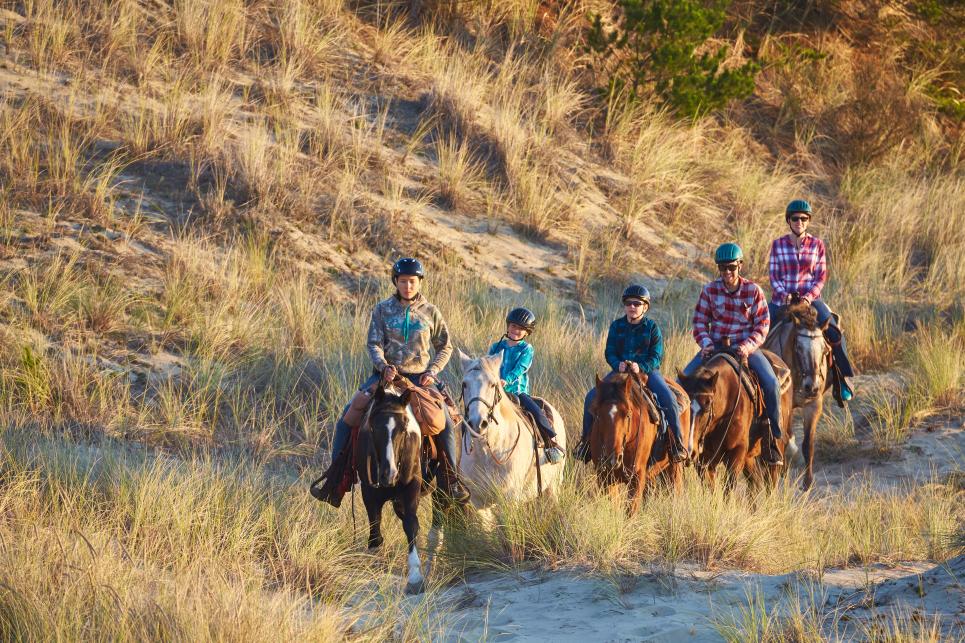 Family Dunes Horseback Ride with C&M Stables by Jacob Pace