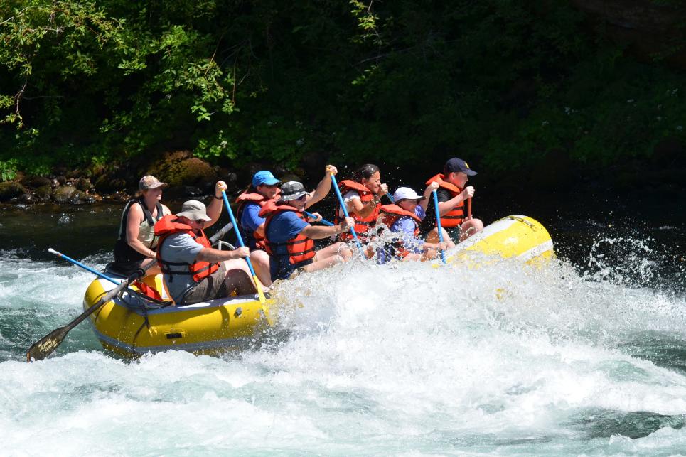 A. Helfrich Outfitter Rafting McKenzie River