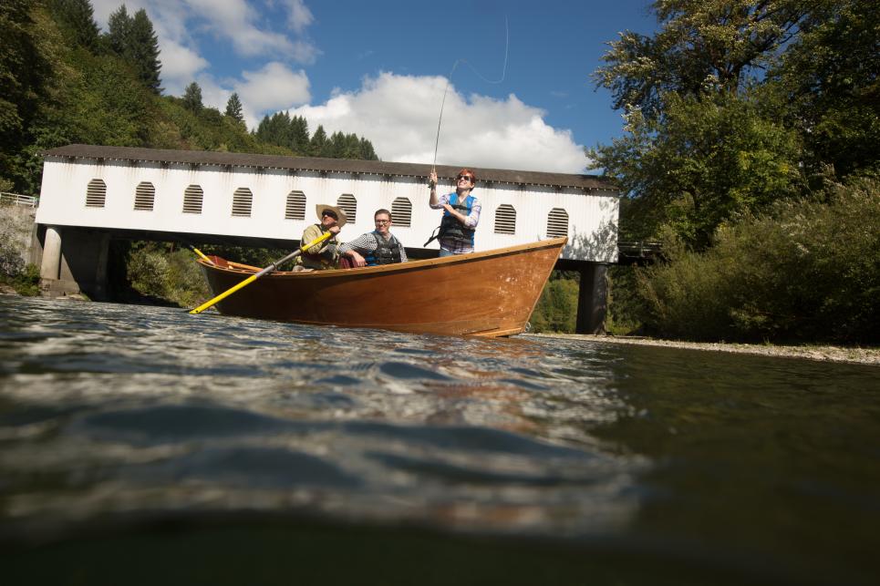 Drift Boating on the McKenzie River