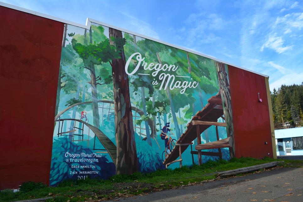 Oregon is Magic Mural by Colin Morton