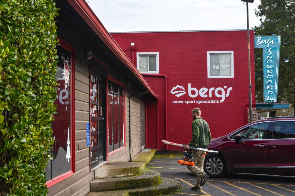 Berg's Ski Shop by Melanie Griffin