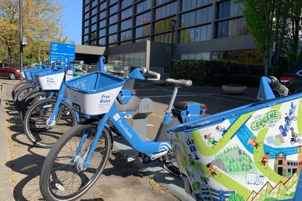 PeaceHealth Rides Bike Share at the Graduate Hotel by Melanie Griffin